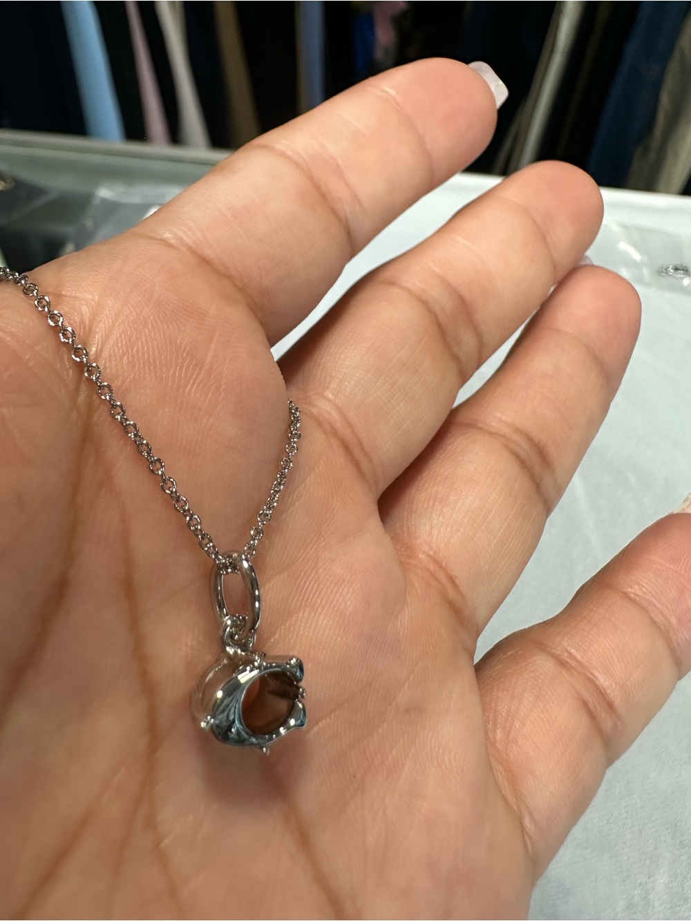 Coach Chunky C Necklace. New